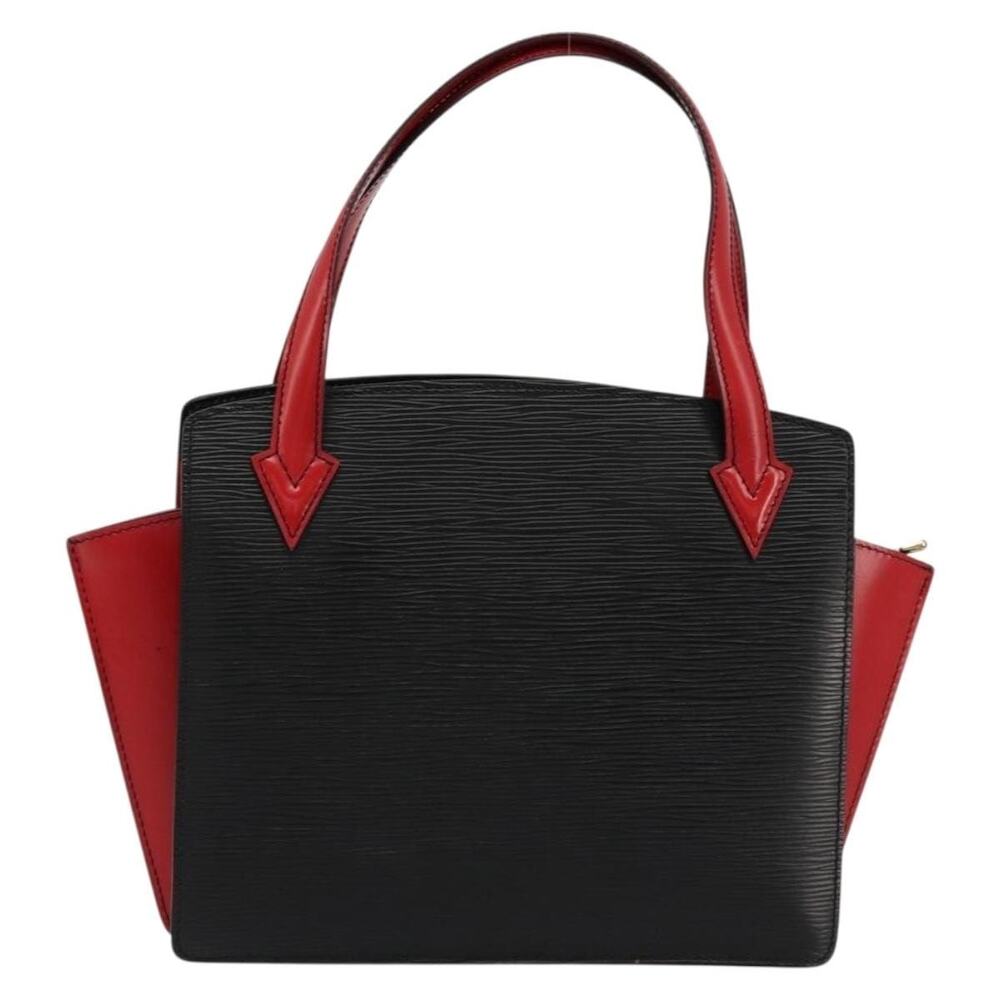 Louis Vuitton Epi Bicolor Varenne Handbag Black